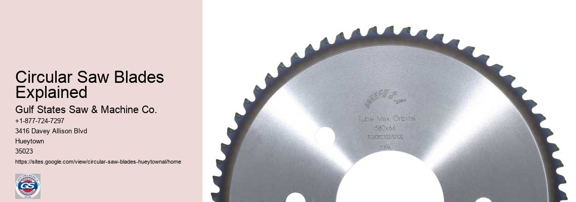 Circular Saw Blades For Cutting Metal