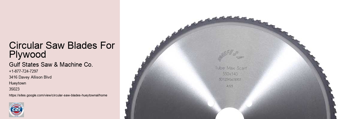 Circular Saw Blades Metal