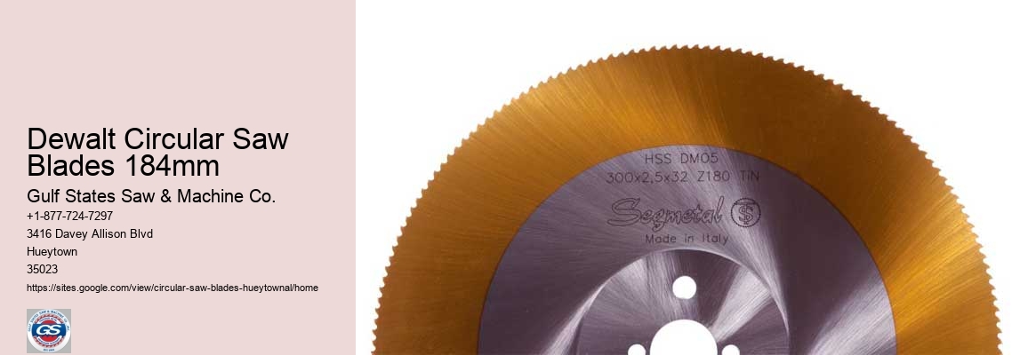 Circular Saw Blades 185mm